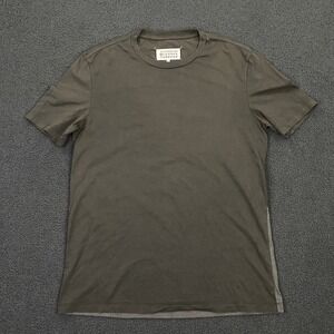 Maison Margiela 10 Colorblock Paneled T-Shirt Mens Medium Olive Gray Designer